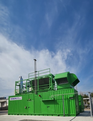 World’s first commercialized 100% hydrogen engine generator by Hyosung Heavy Industries, installed and operational