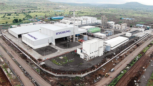 A view of Hyosungs spandex factory in India