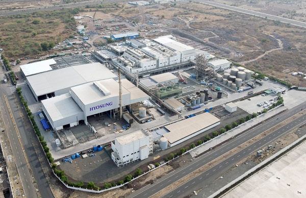 A view of HYOSUNG’s plant in India