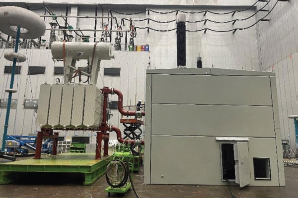 Hyosung Heavy Industries conducts soundproof chamber structure verification tests for low-noise technology development 