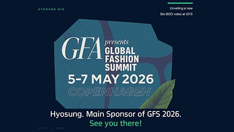 Hyosung tnc Bio presenting real‑world Bio‑BDO production and spandex manufacturing at GFS Copenhage