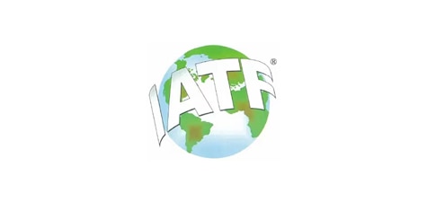 효성이 취득한 IATF 16949 인증 마크. 자동차 분야 품질경영시스템에 대한 국제 표준 인증