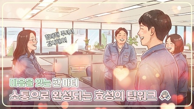 hyosung chemical ceo communication praise relay teamwork culture